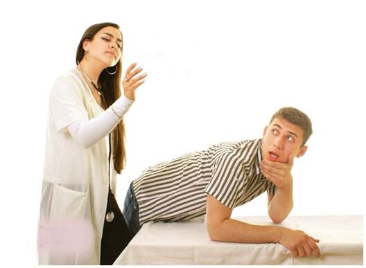 Cure male sickness with massage